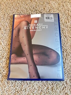 Givenchy Hosiery | Mesh Dots| White | Size B - NWT
